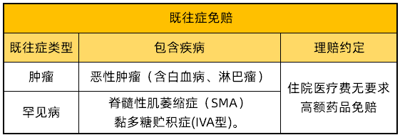 既往癥要求