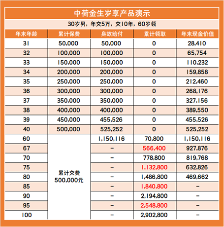 中荷金生歲享產品演示